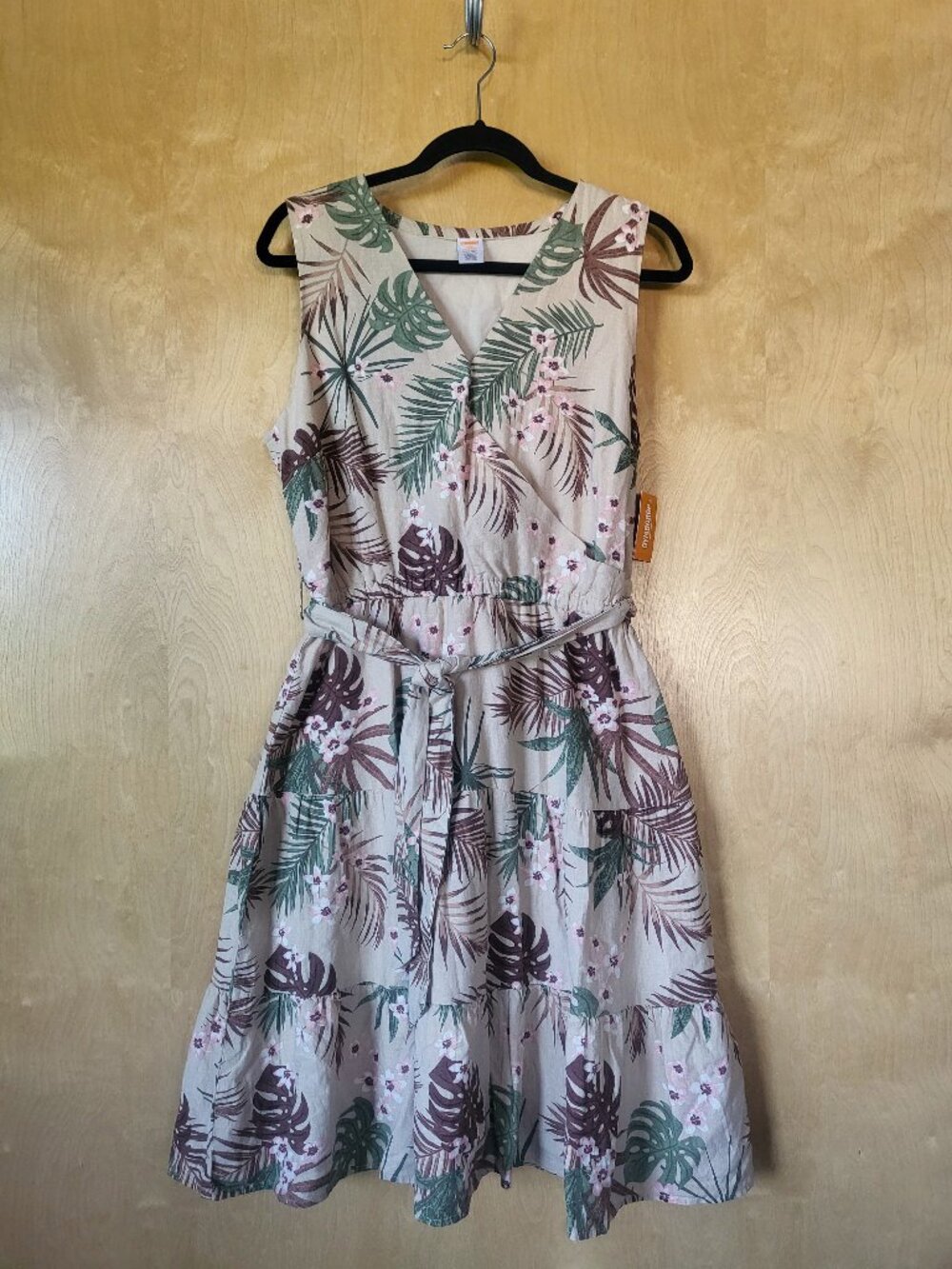Gymboree Matching Family Tropical Palm Print Dress Size Large